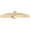 Ekena Millwork Eugene Rough Sawn Timber Gable Bracket, Douglas Fir, 36"W x 7"H x 4"D x 4"F, 5/12 Pitch GBW036X07X0404EUG00RDF - alternate 4